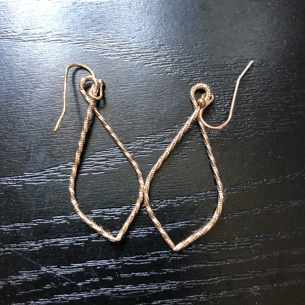 gold earrings